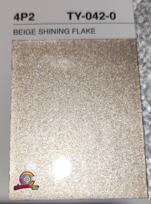 beige shining flake 4P2