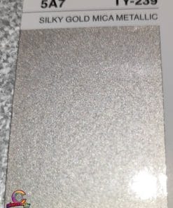 silky gold mica metallic 5A7