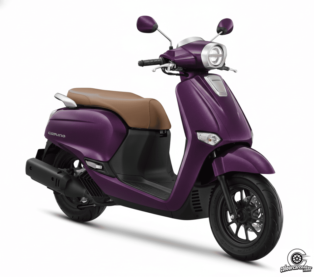 Honda Giorno สีม่วงเมทัลลิกทั้งคัน